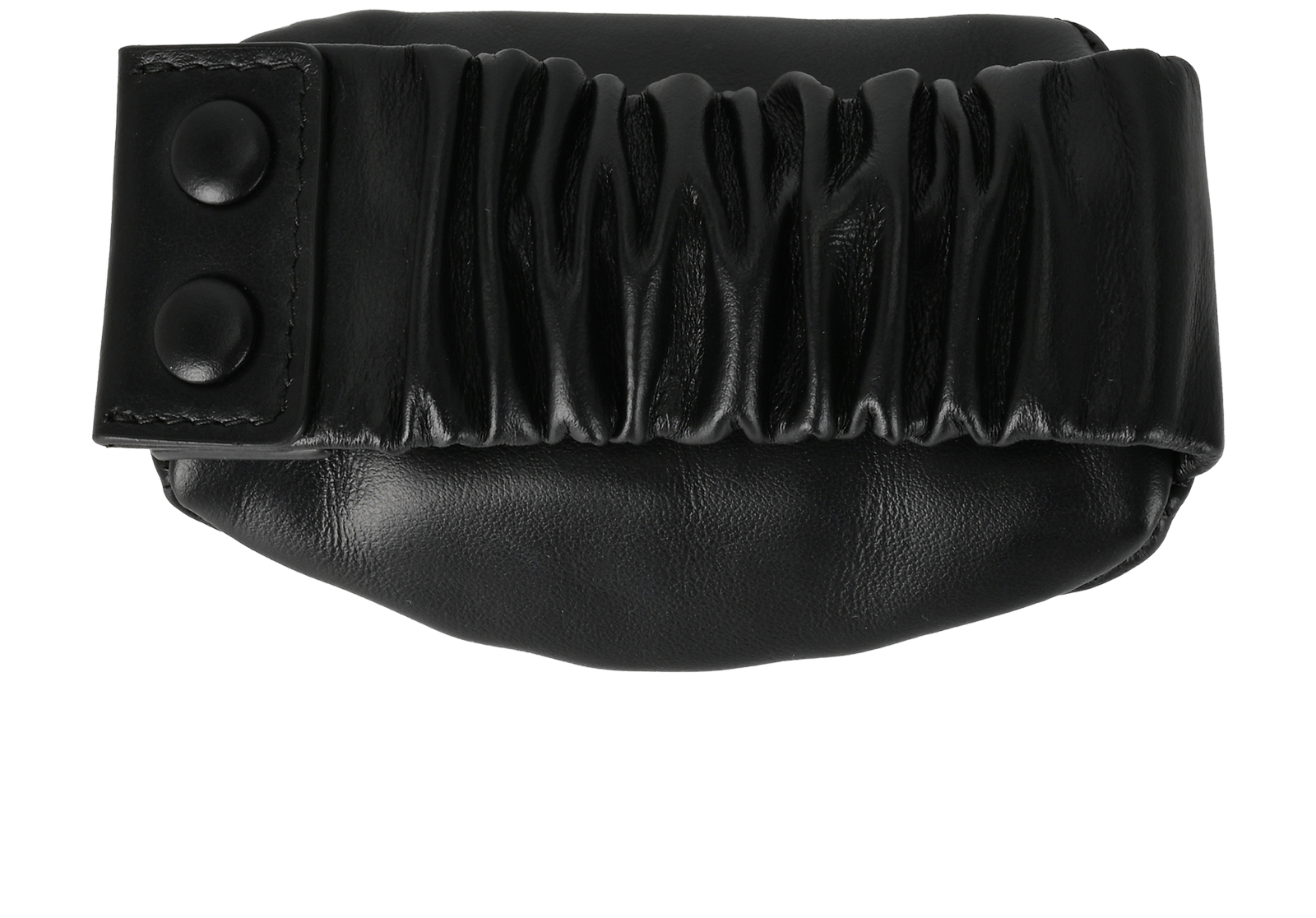 Miu Miu Wristlet Pouch, &pound;295, Accessories, Black, Leather, Back view